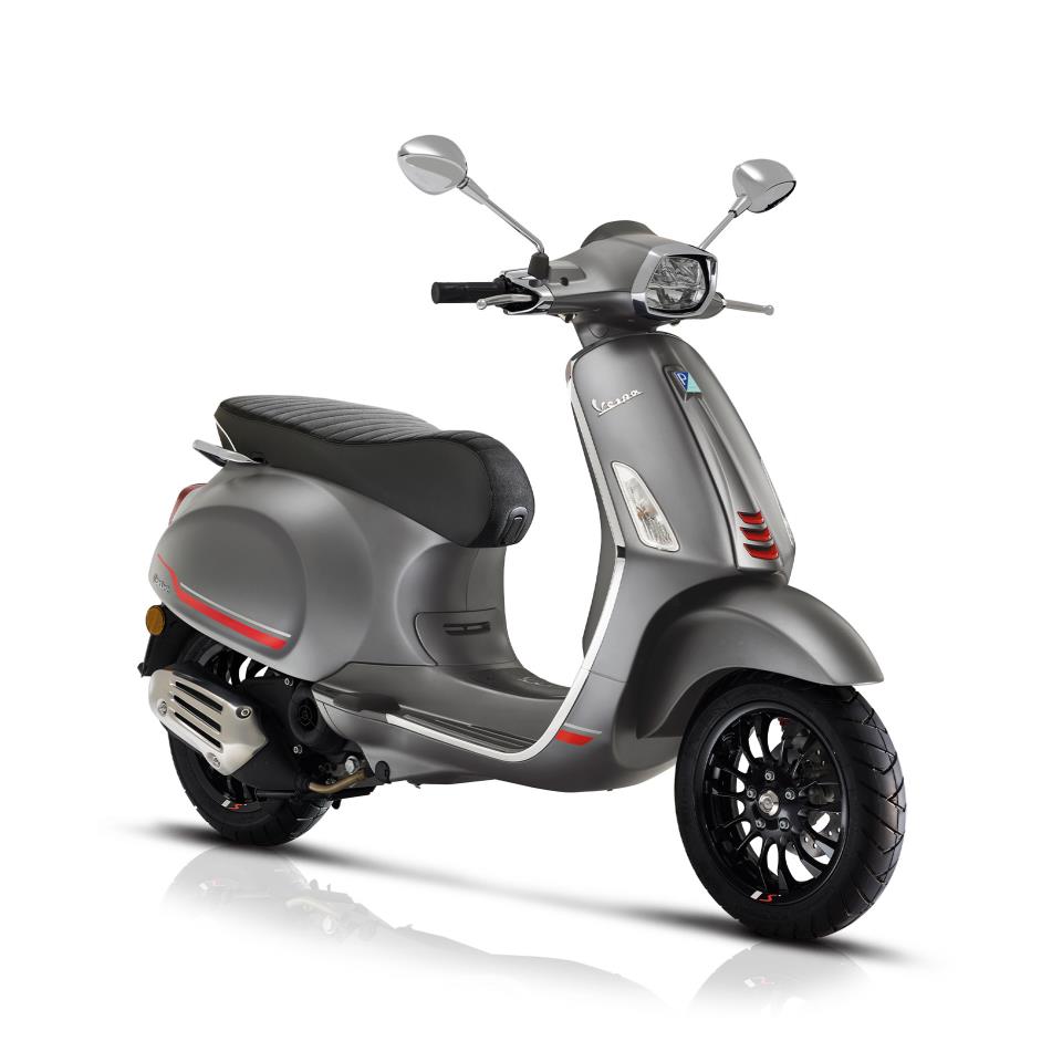 Vespa Sprint Sport Euro 5 mat grijs 